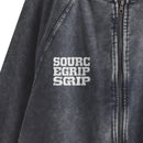 SOURCEGRIP  Sweat bomber jacket indigo image